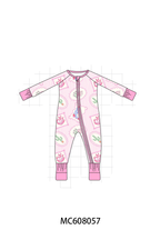 PO101 Pink western boots bamboo collection