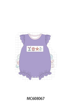 PO101 Navy&purple nautical embroidery collection