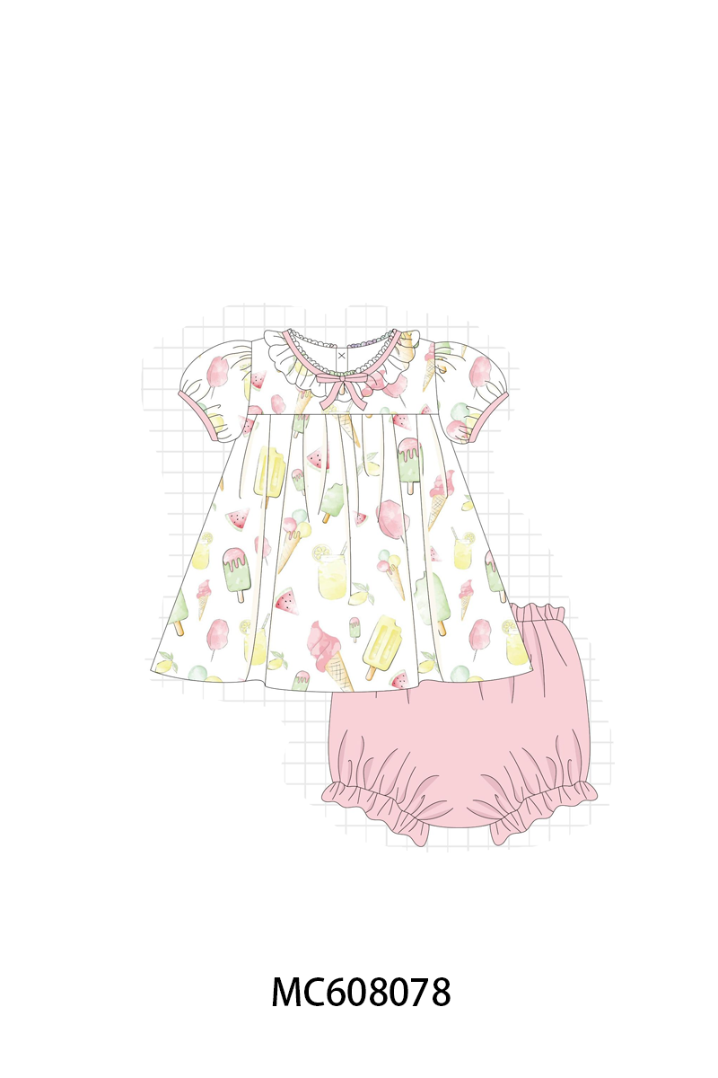 PO101 Blush pop sickle car embroidery collection