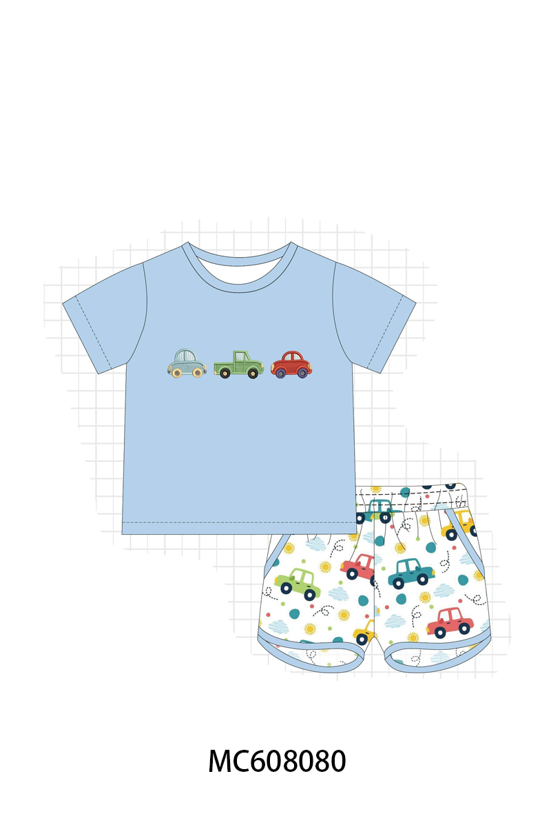 PO101 Blush pop sickle car embroidery collection