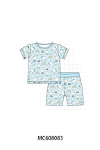 PO101 Blue&pink goose bamboo collection