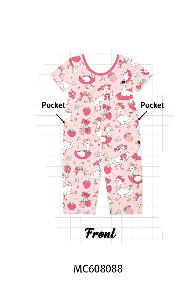 PO101 Pink goose bamboo collection