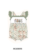 PO101 Sage easter bunny embroidery floral collection