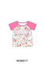 PO101 Pink cross he is risen embroidery floral collection