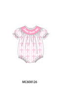 PO101 Pink Jesus Loves Me embroidery cross collection