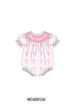 PO101 Pink Jesus Loves Me embroidery cross collection