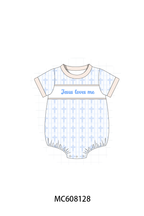 PO101 Pink Jesus Loves Me embroidery cross collection