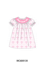 PO101 Pink Jesus Loves Me embroidery cross collection