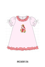PO101 Jesus embroidery gingham collection