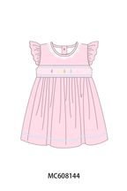 PO101 Blue&pink easter egg smocked collection