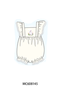 PO101 Cream easter bunny embroidery lace collection