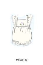PO101 Cream easter bunny embroidery lace collection