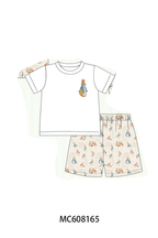 PO101 Teal easter bunny embroidery collection