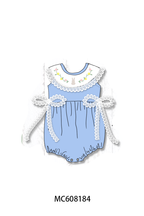 PO101 Blue easter bunny lace bow collection