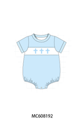 PO101 Pink&blue cross embroidery stripe collection 2