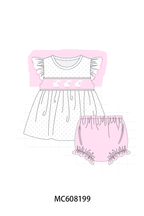 PO101 Pink&green sheep embroidery collection