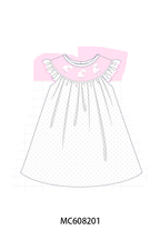 PO101 Pink&green sheep embroidery collection