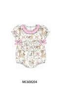 PO101 Pink winnie bear bow collection