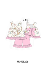PO101 Pink winnie bear bow collection
