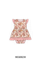 PO101 Brown floral butterfly bamboo collection