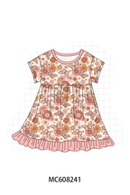 PO101 Brown floral butterfly bamboo collection