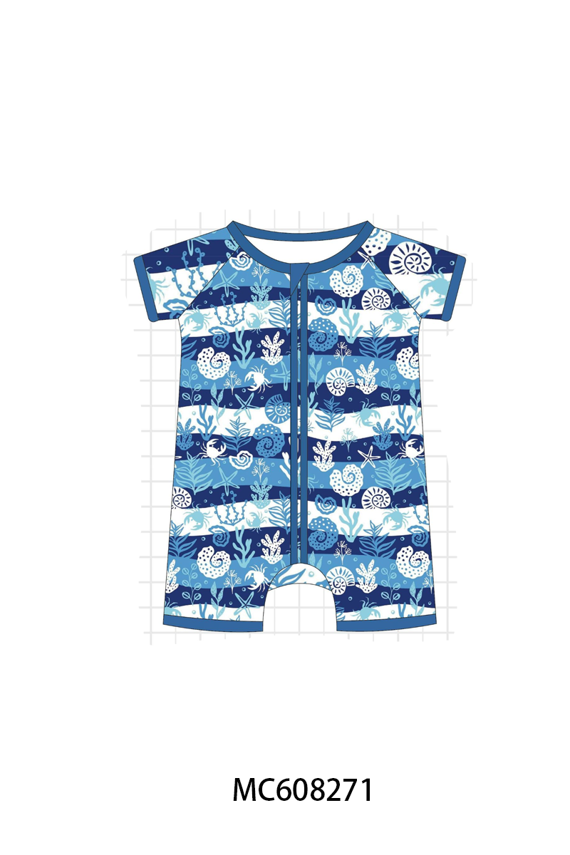 PO101 Blue marine creature bamboo collection
