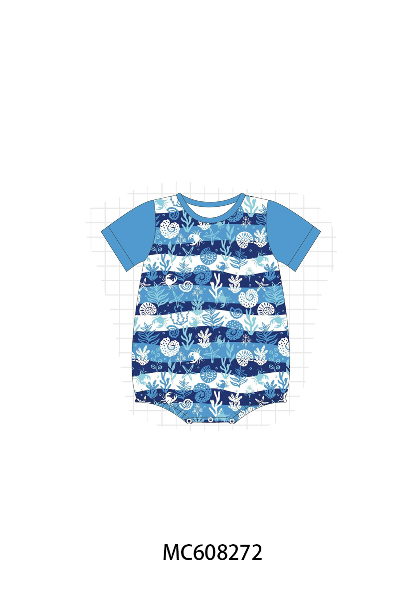 PO101 Blue marine creature bamboo collection
