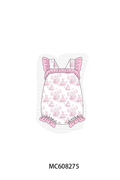 PO101 Pink easter bunny print ruffle collection