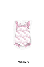 PO101 Pink easter bunny print ruffle collection