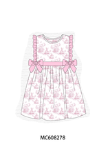 PO101 Pink easter bunny print ruffle collection