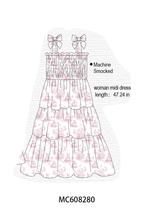 PO101 Pink easter bunny print ruffle collection
