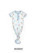 PO101 Blue bow strawberry bamboo collection