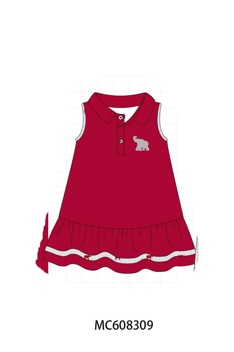 PO101 Red Alabama embroidery collection 2