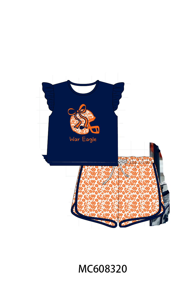 PO101 Navy Auburn embroidery collection 1