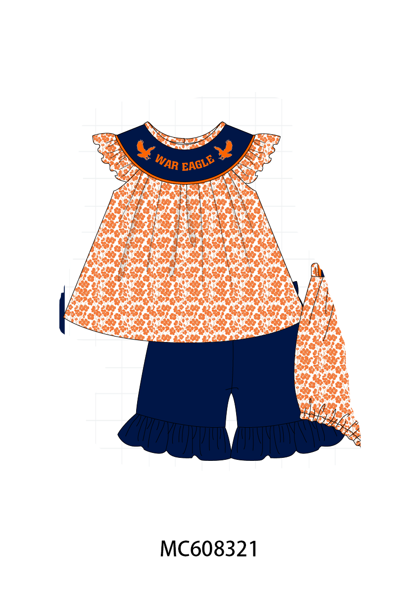 PO101 Navy Auburn embroidery collection 1