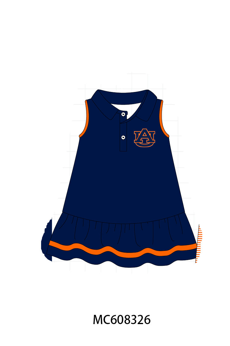 PO101 Navy Auburn embroidery collection 2