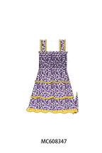 PO101 Purple LSU embroidery gingham collection 2