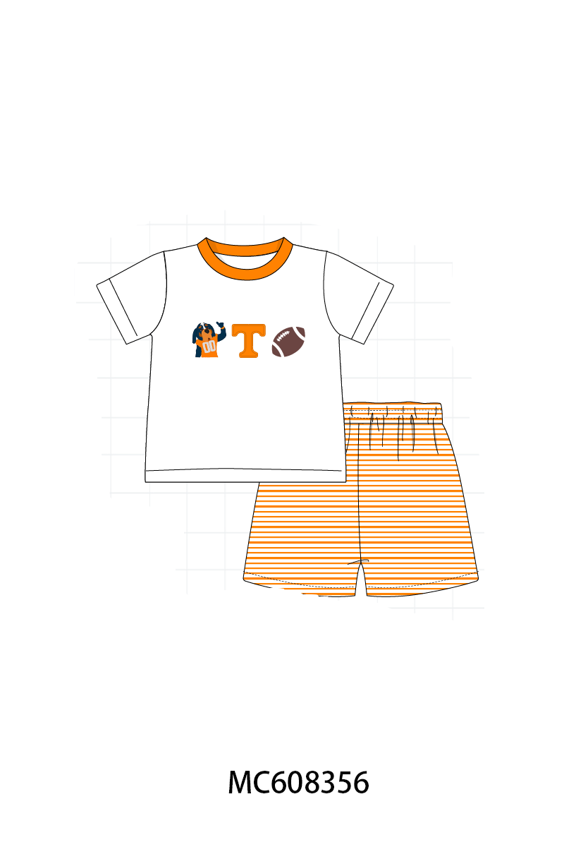 PO101 Orange Tennessee embroidery collection 1