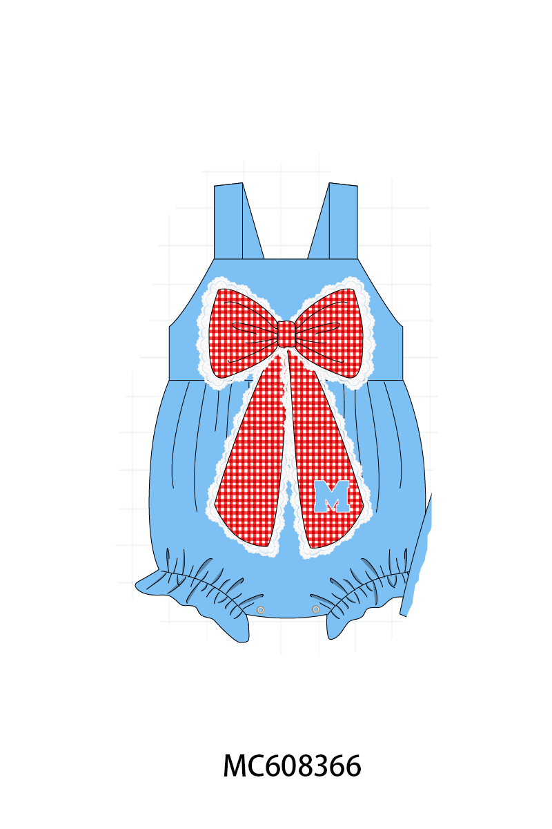 PO101 Blue Mississippi Ole Miss embroidery collection 1