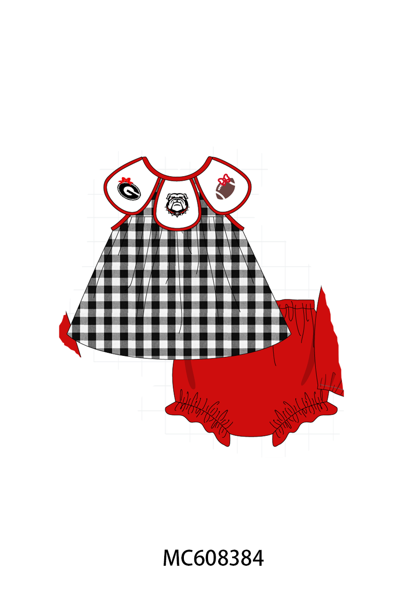 PO101 Red Georgia embroidery collection 1