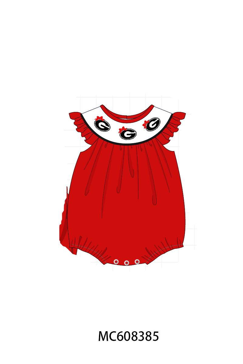 PO101 Red Georgia embroidery collection 1
