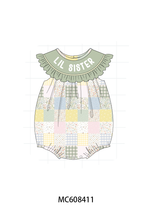 PO101 Sage LIL SISTER embroidery collection