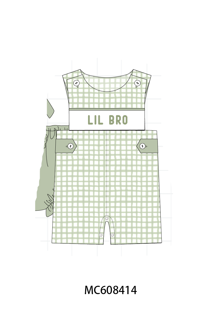 PO101 Sage LIL SISTER embroidery collection