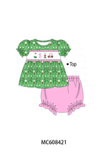 PO101 Green&pink golf embroidery collection 1