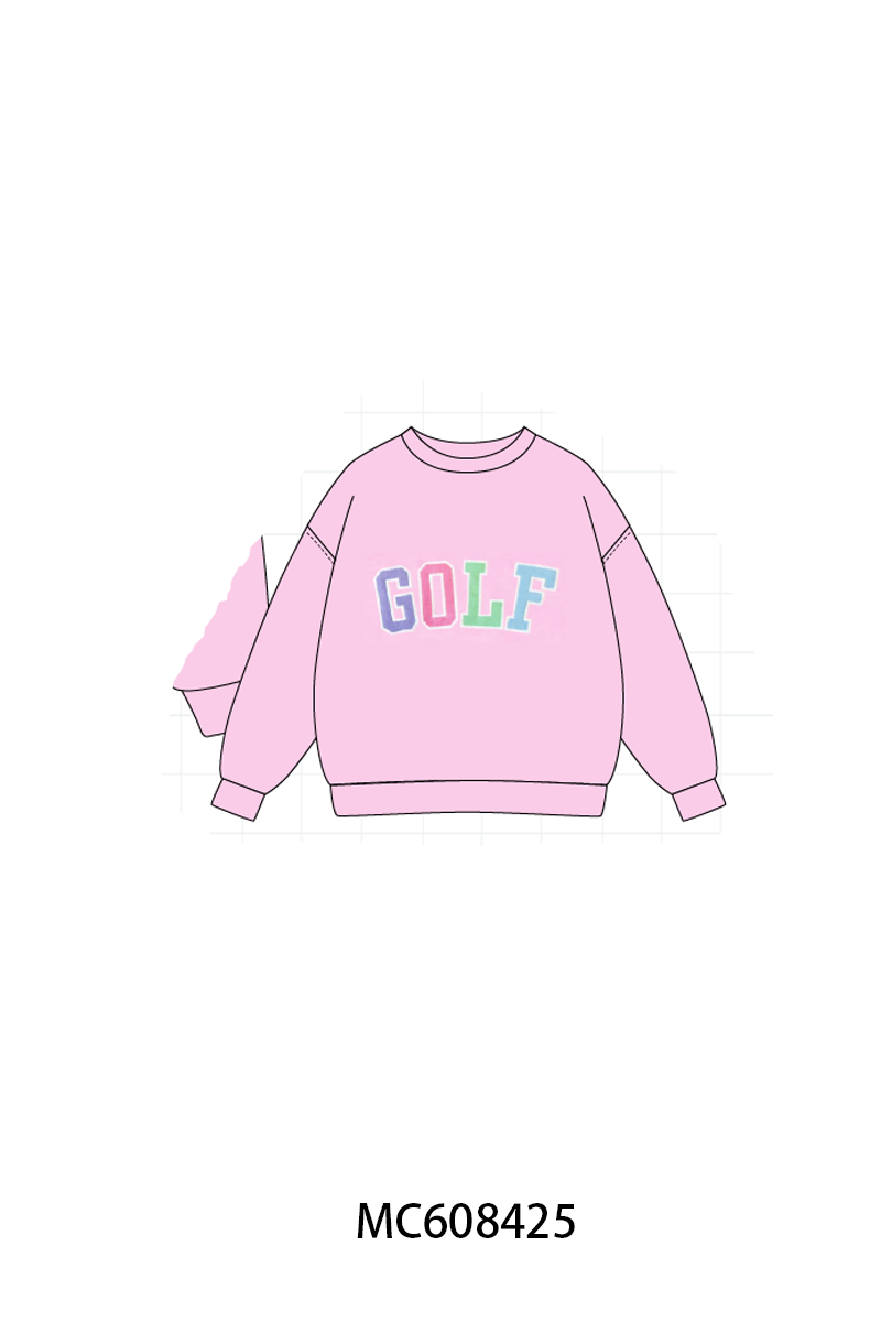 PO101 Green&pink golf embroidery collection 1