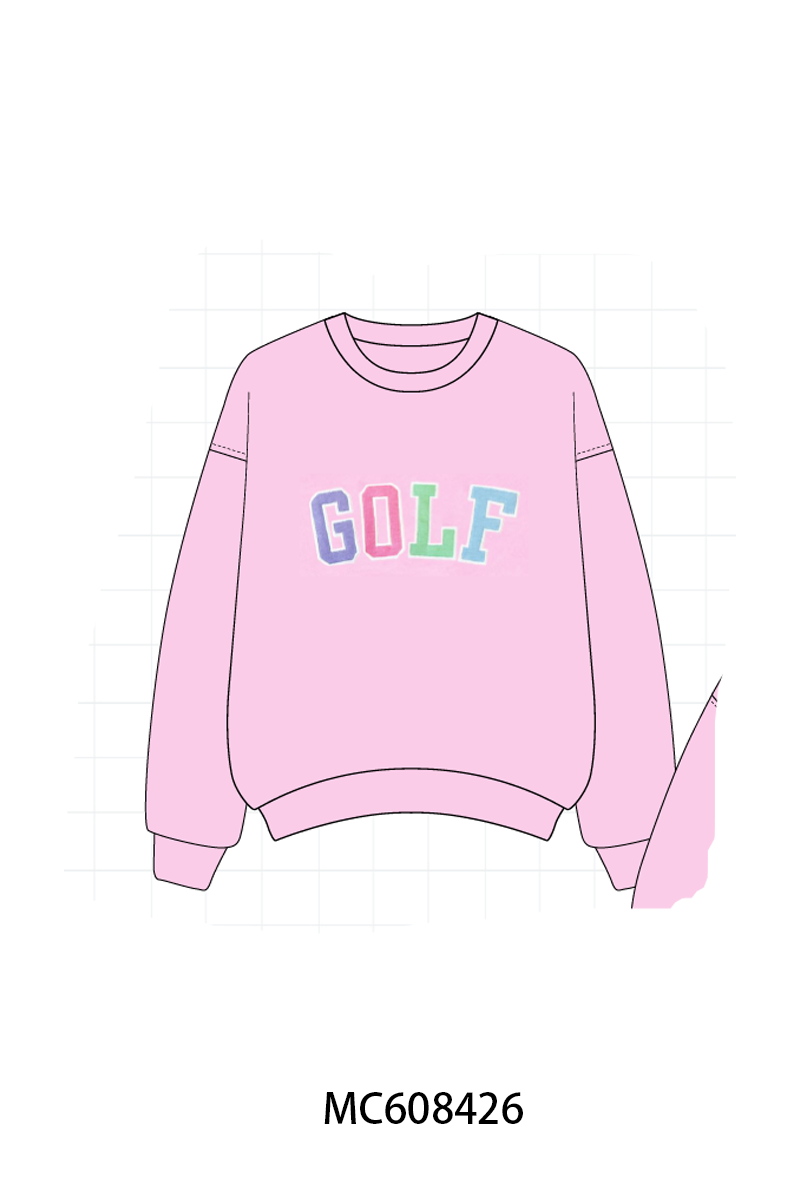 PO101 Green&pink golf embroidery collection 1