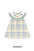 PO101 Sage easter bunny plaid ruffle collection