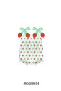 PO101 Green strawberry bow collection