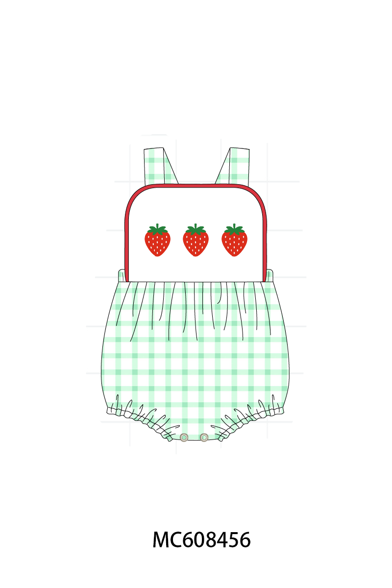 PO101 Green strawberry bow collection