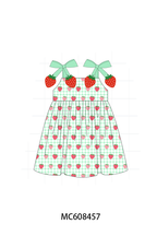 PO101 Green strawberry bow collection